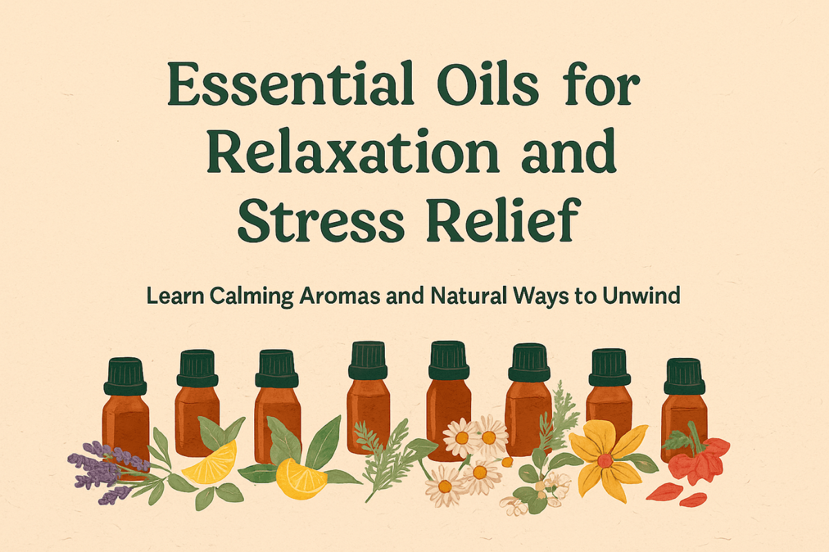Essential Oils for Relaxation and Stress Relief
