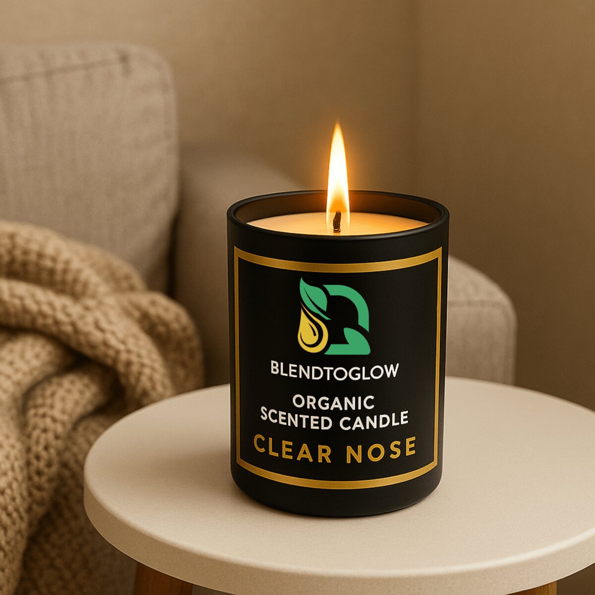 Clear Nose natural scented candle for clear breathing