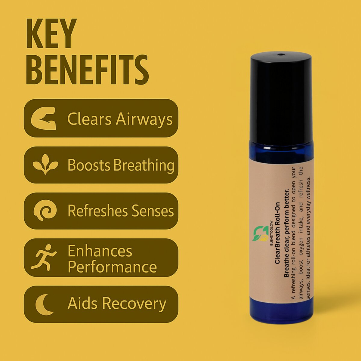 ClearBreath essential oil roll-on for easy breathing