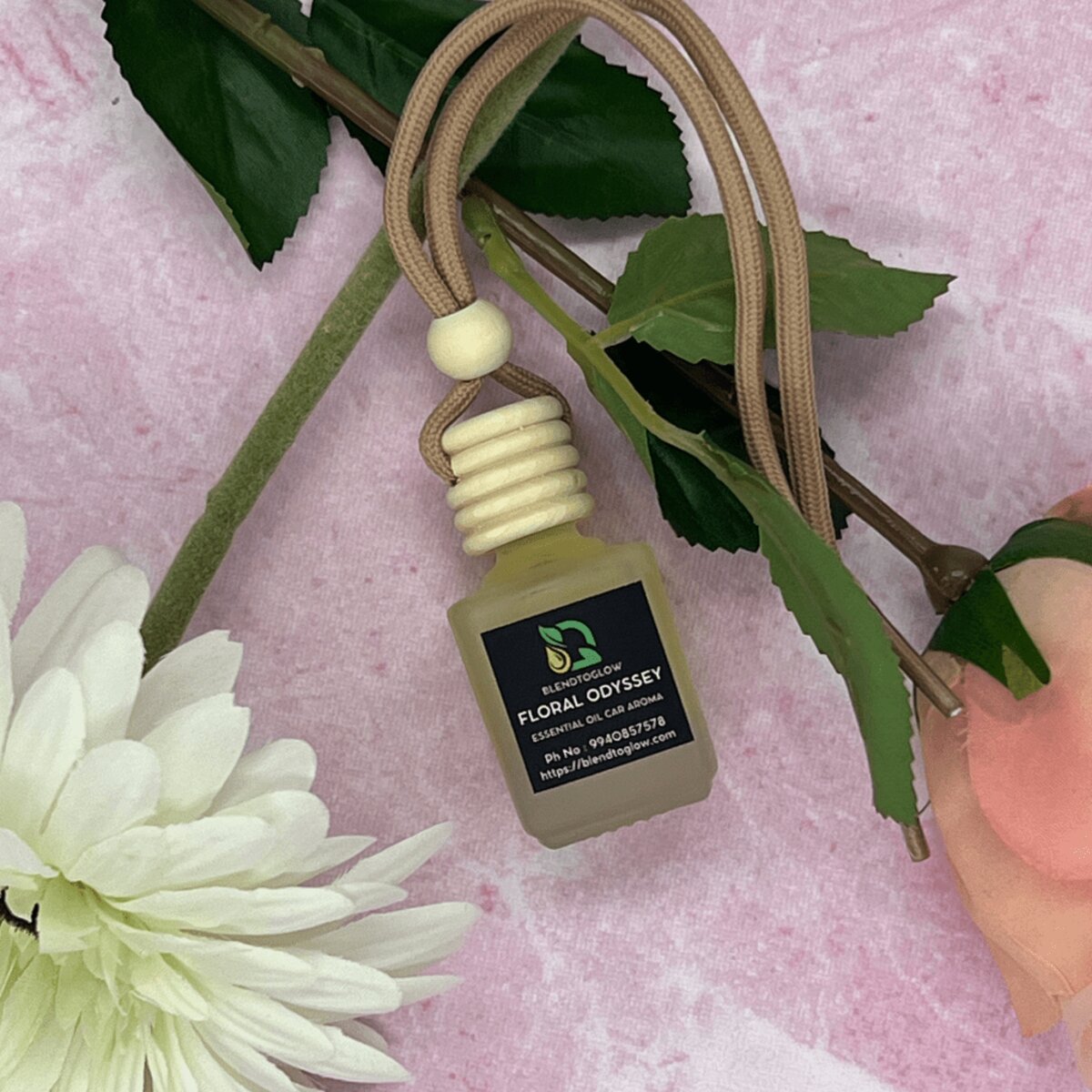 Floral Odyssey Car Aroma Essential Oil Blend - BlendToGlow