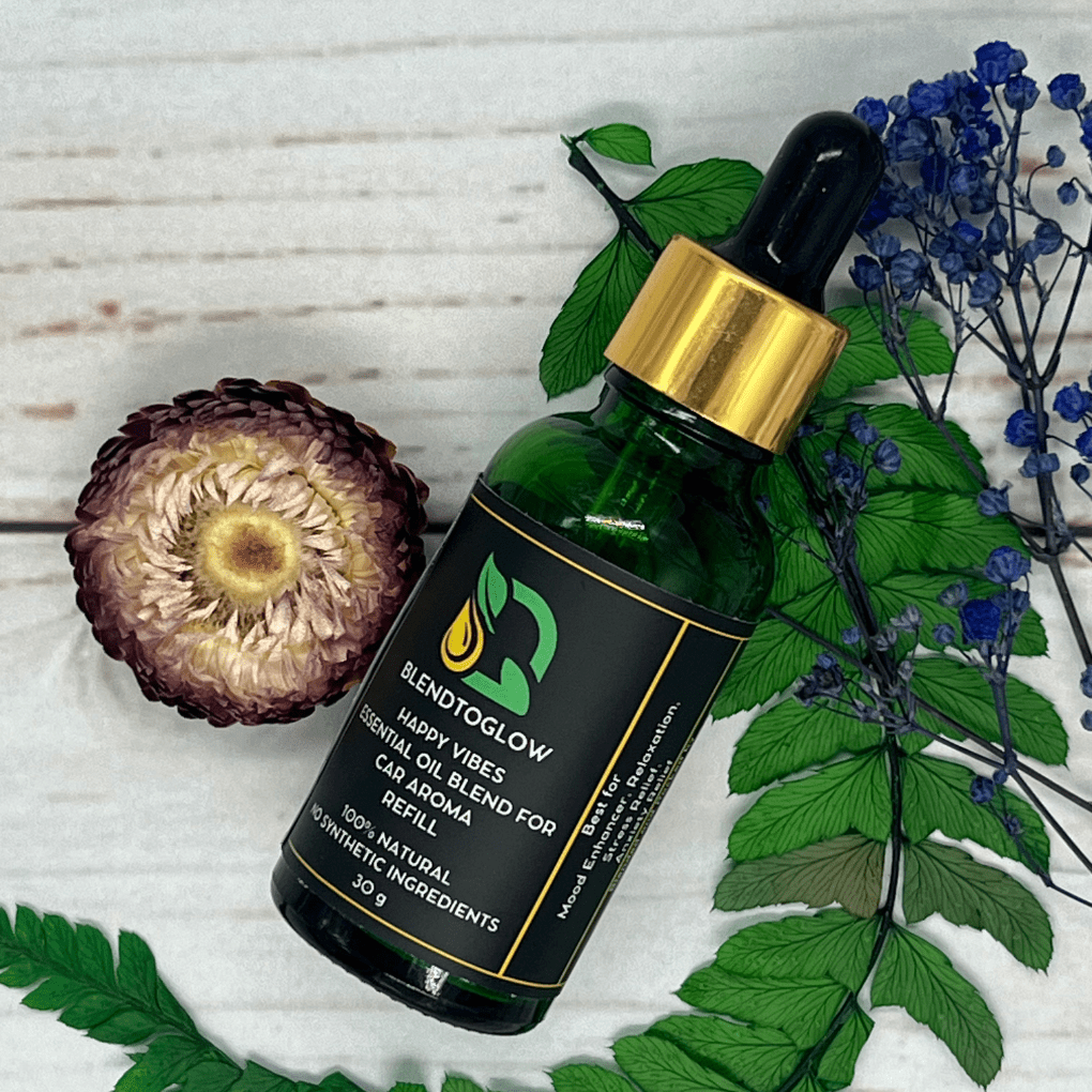 Happy Vibes Car Aroma Essential Oil Blend - BlendToGlow