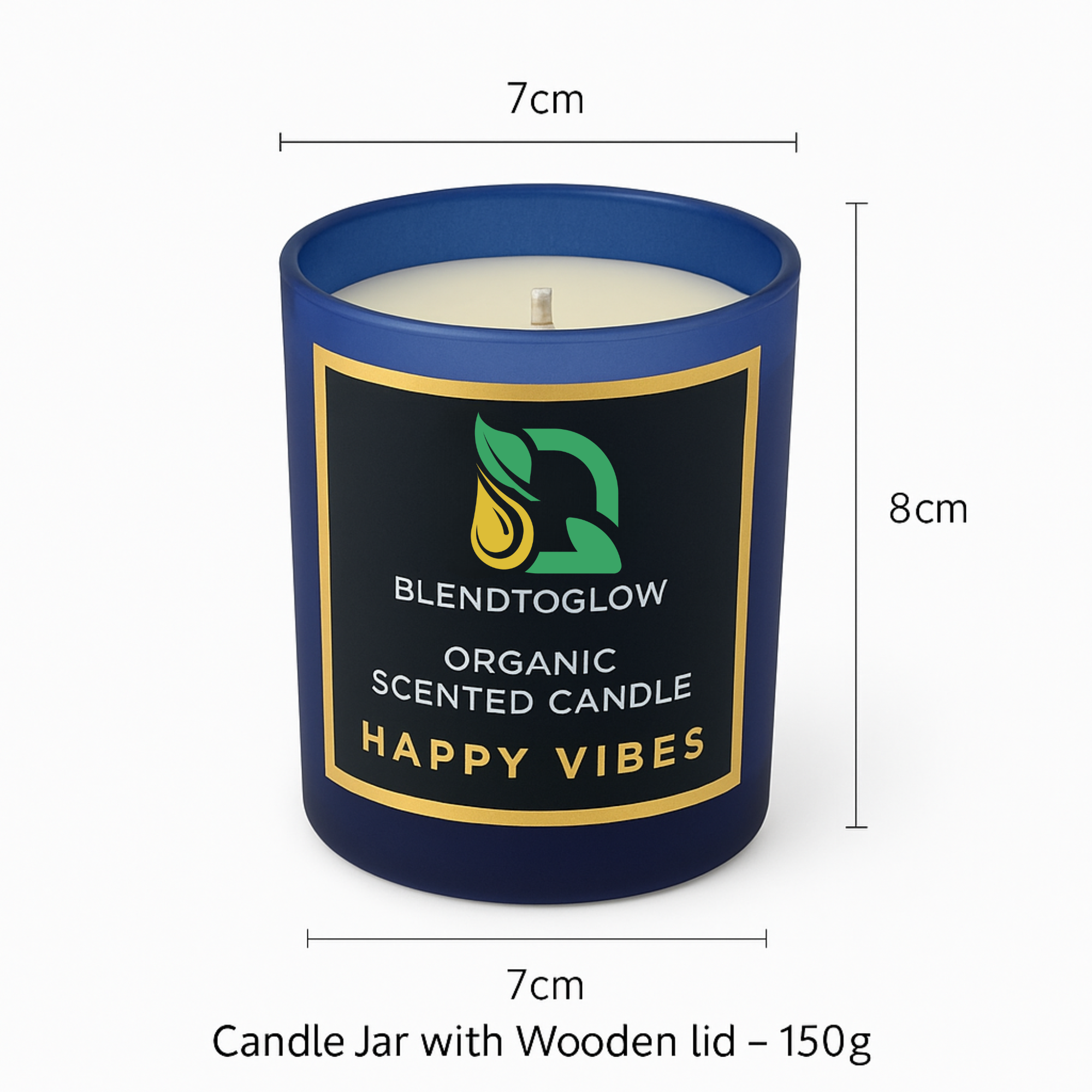 Happy Vibes Natural Scented Candle