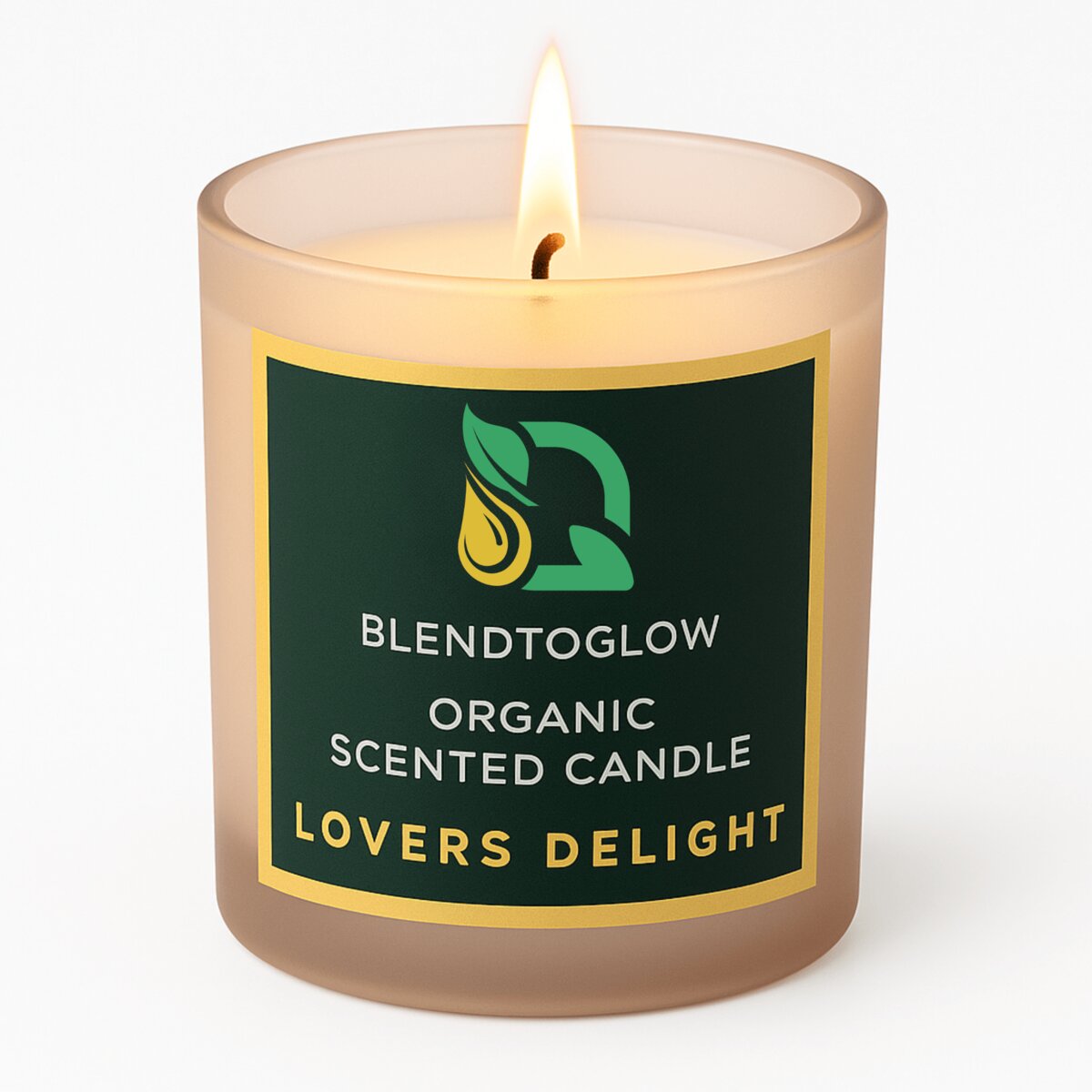 Lovers Delight romantic natural scented candle