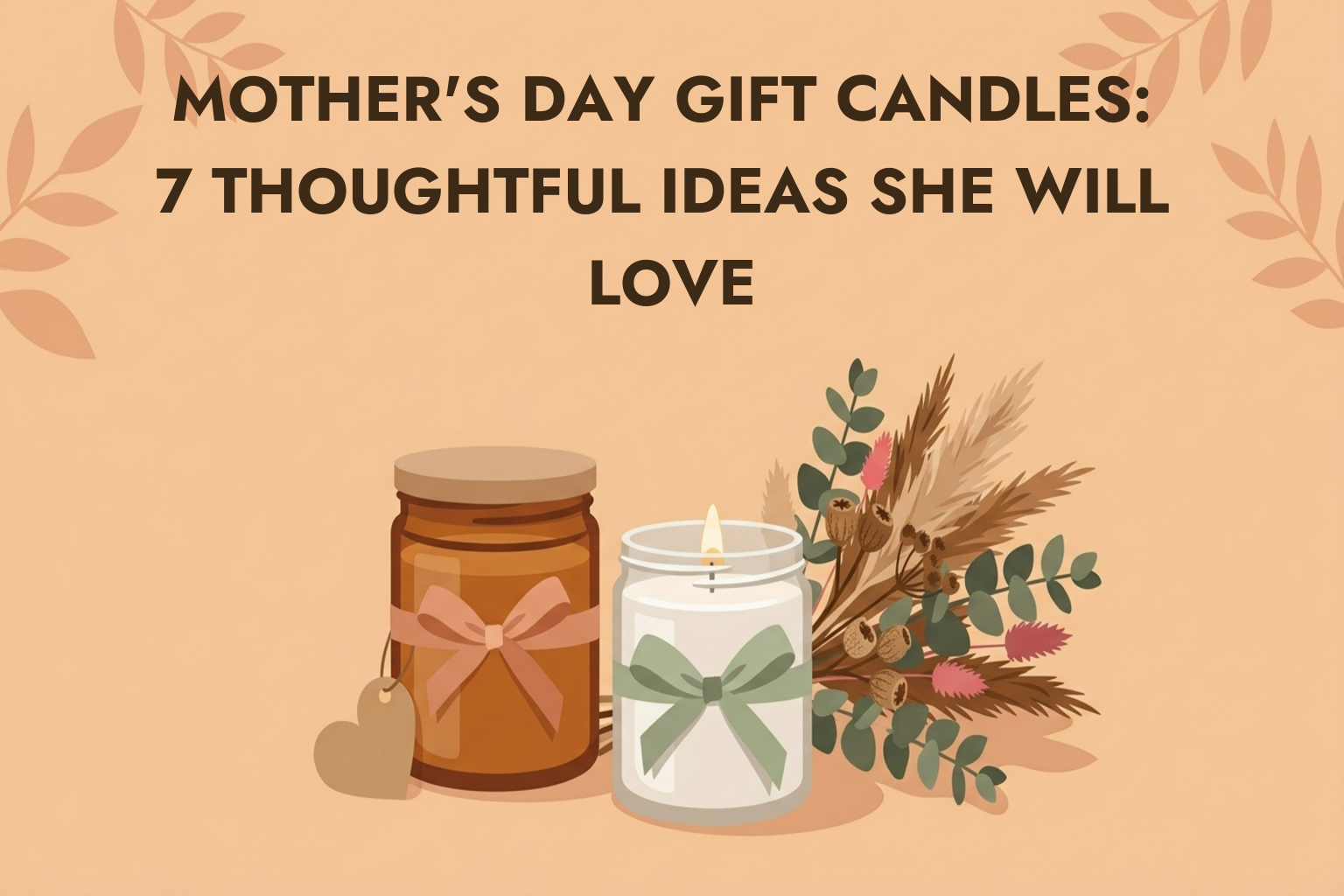 Mother's Day Gift Candles - Handmade aromatherapy candle gift ideas for Mom