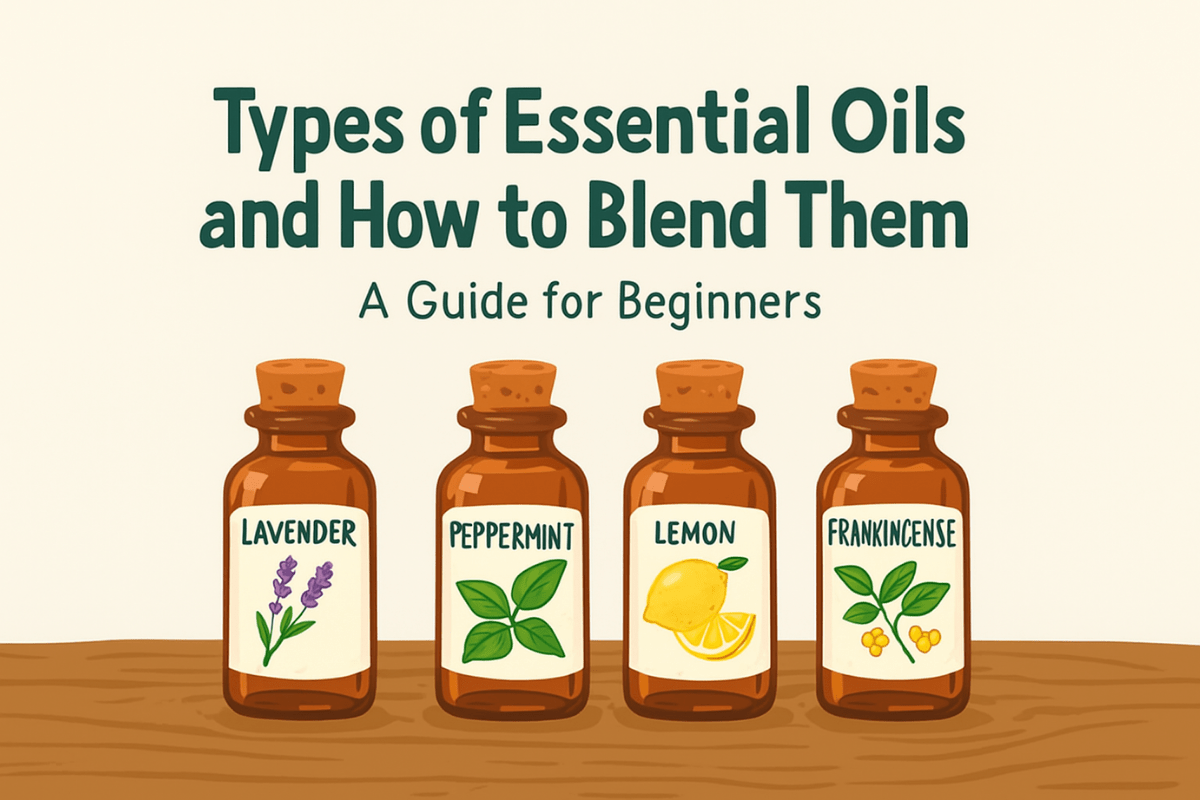 Types of Essential Oils and How to Blend Them - BlendToGlow
