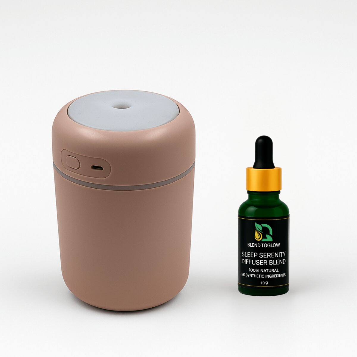 Aromatherapy diffuser starter kit with essential oils