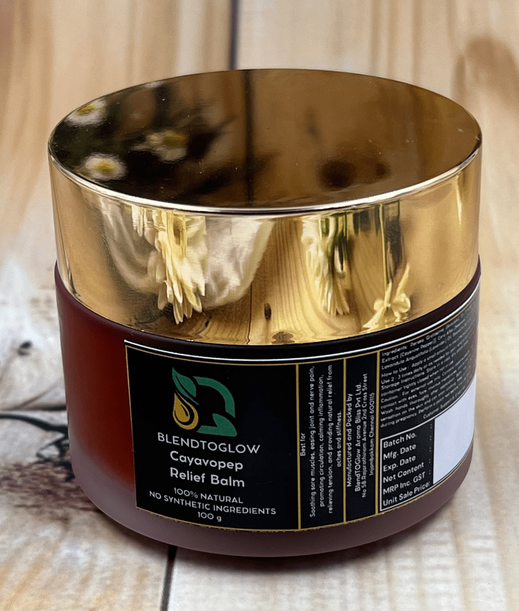 CayavoPep Relief Balm for Muscle & Joint Pain - BlendToGlow