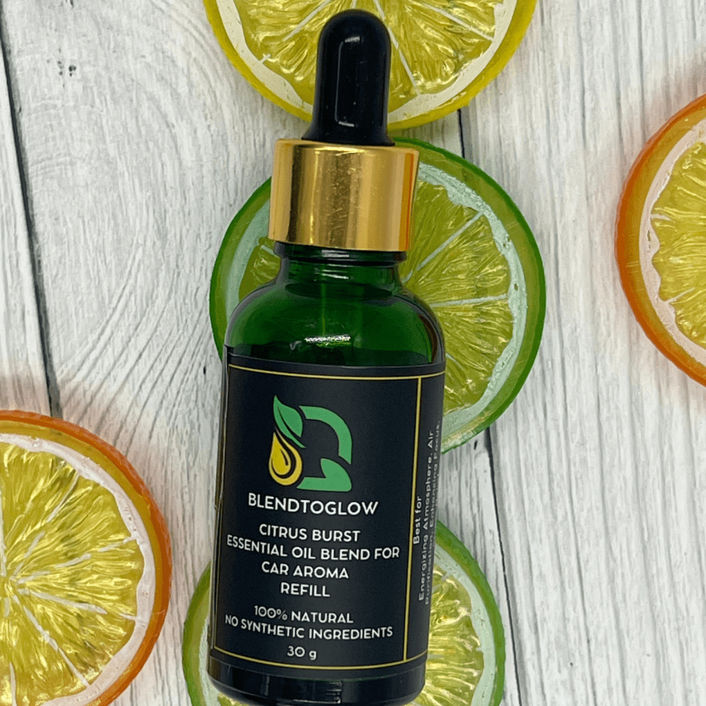 Citrus Burst Car Aroma Essential Oil Blend - BlendToGlow