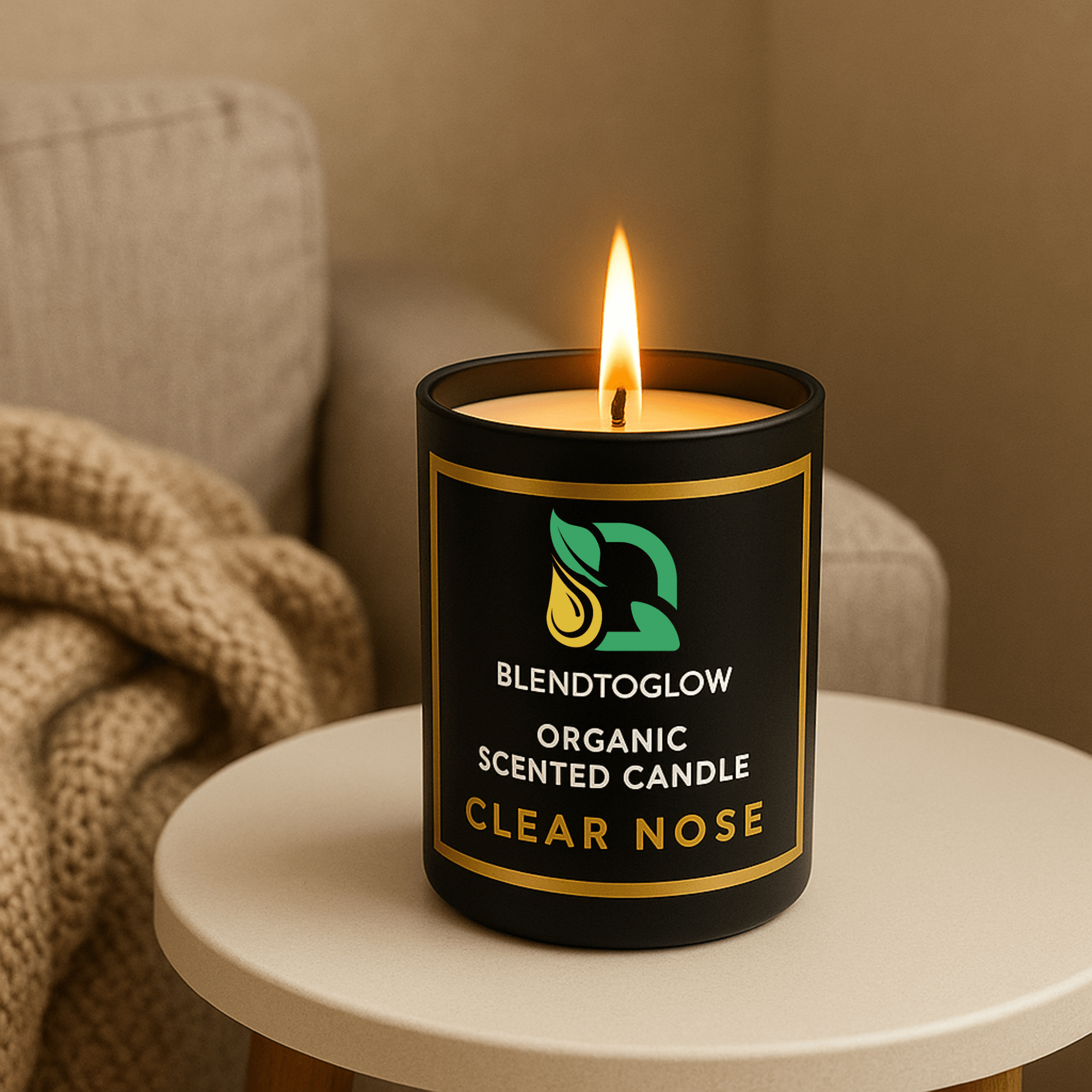 Clear Nose natural scented candle for clear breathing
