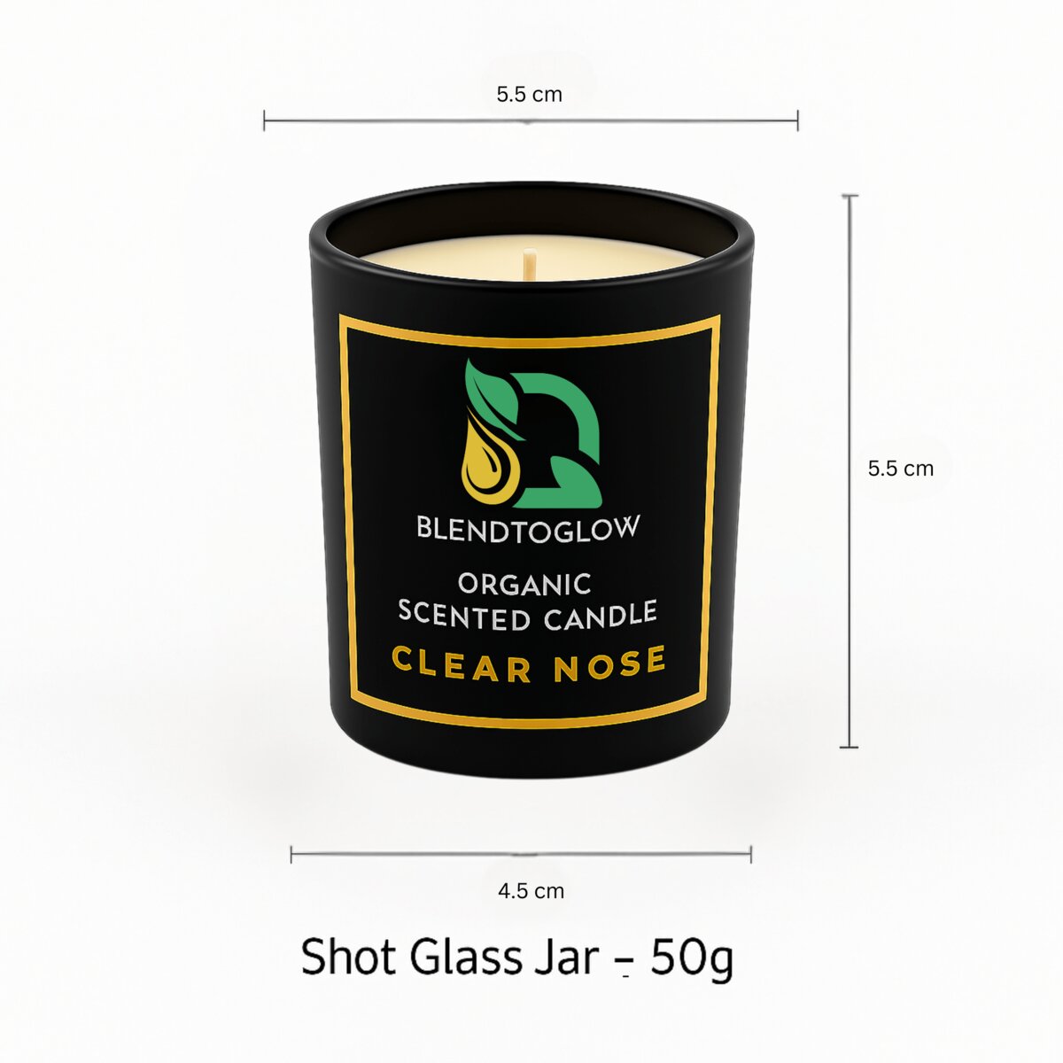 Clear Nose natural scented candle for clear breathing
