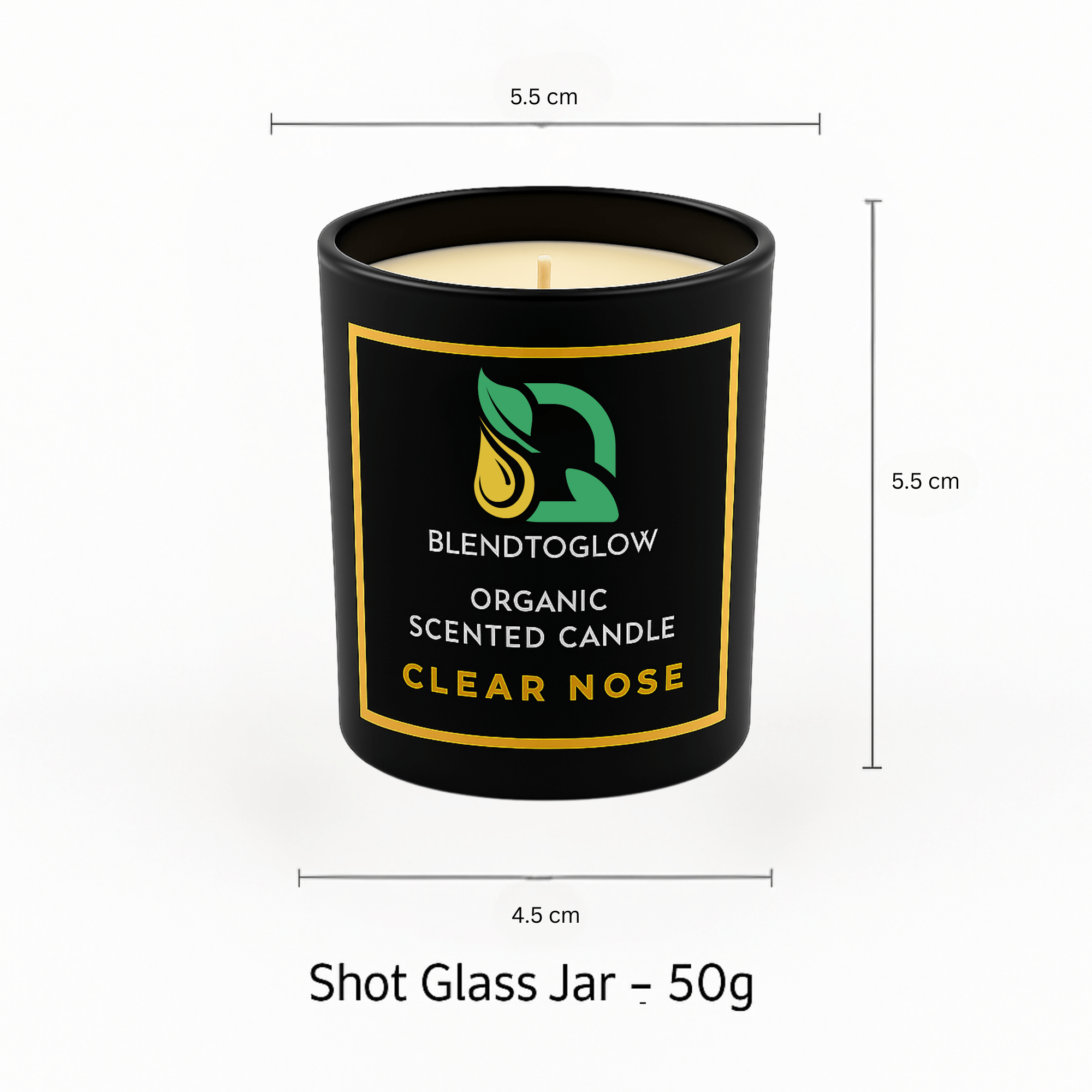 Clear Nose natural scented candle for clear breathing