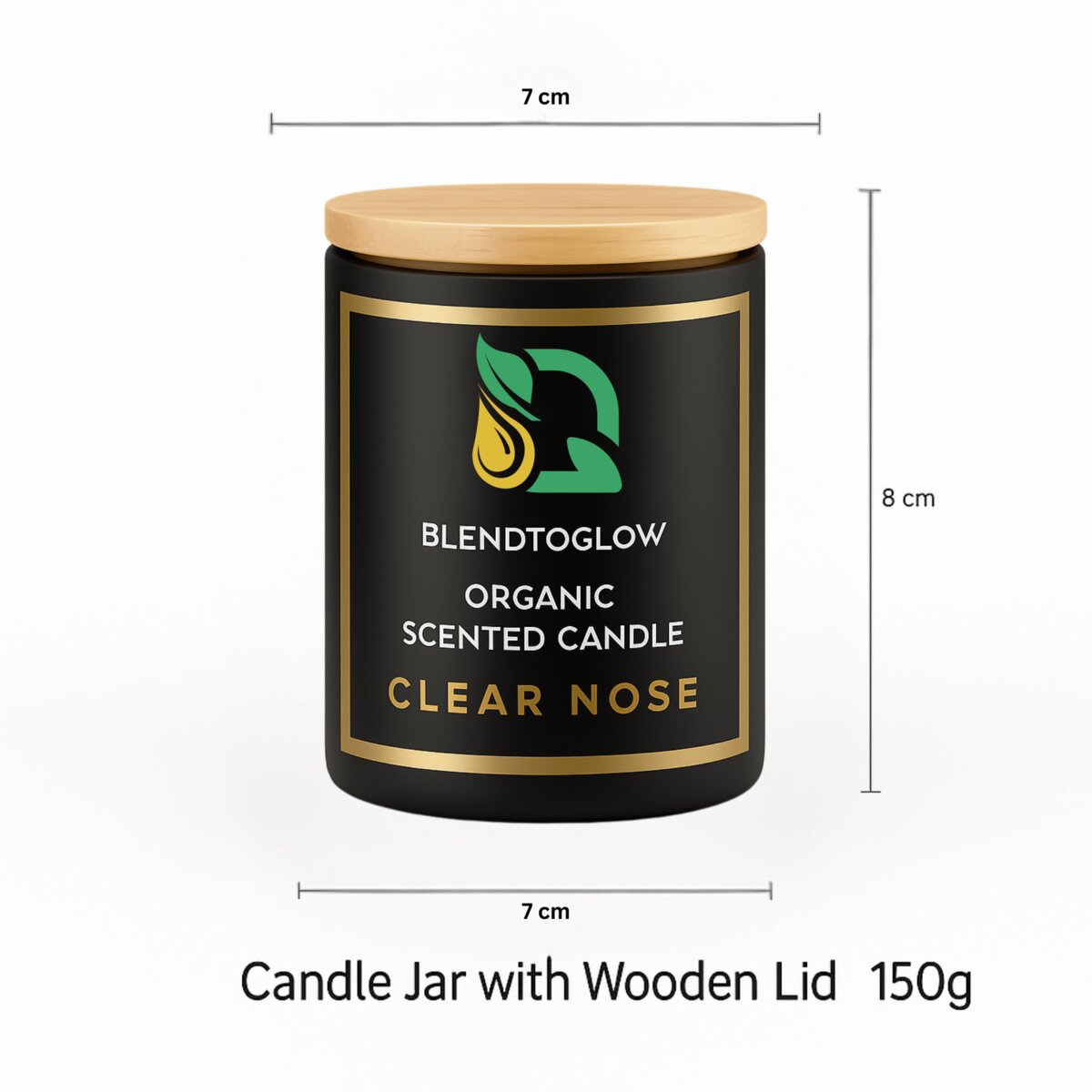 Clear Nose natural scented candle for clear breathing