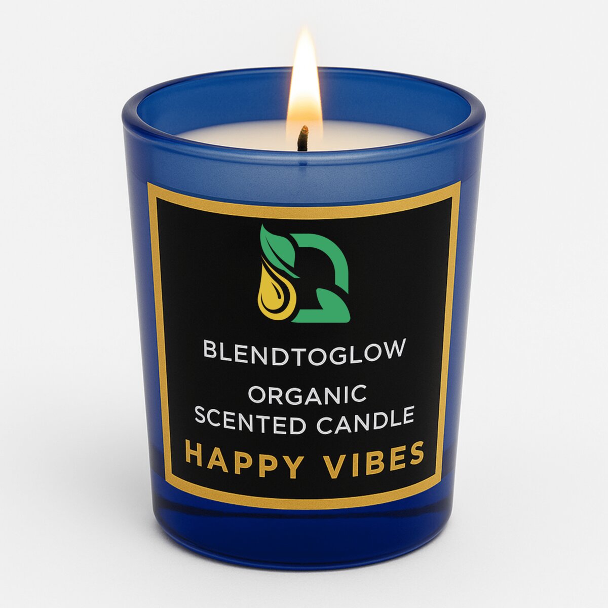 Natural Vanilla Ylang-Ylang scented candle by BlendToGlow