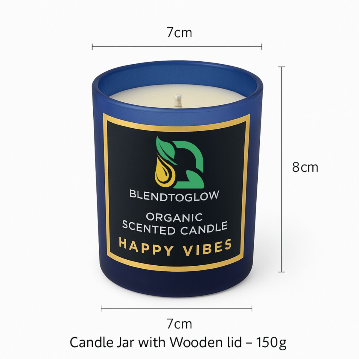 Happy Vibes candle perfect for gifting and self-care