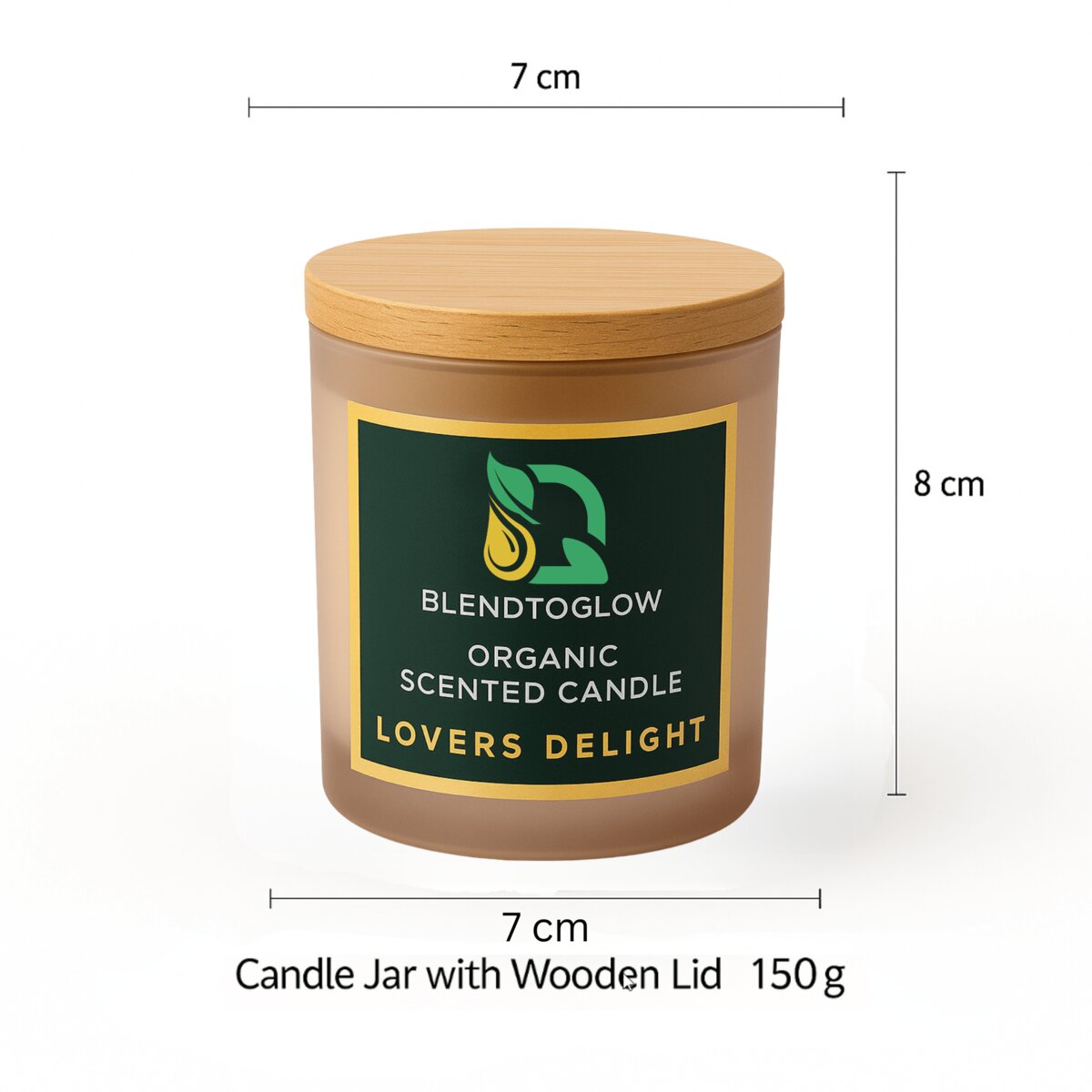 Lovers Delight romantic natural scented candle