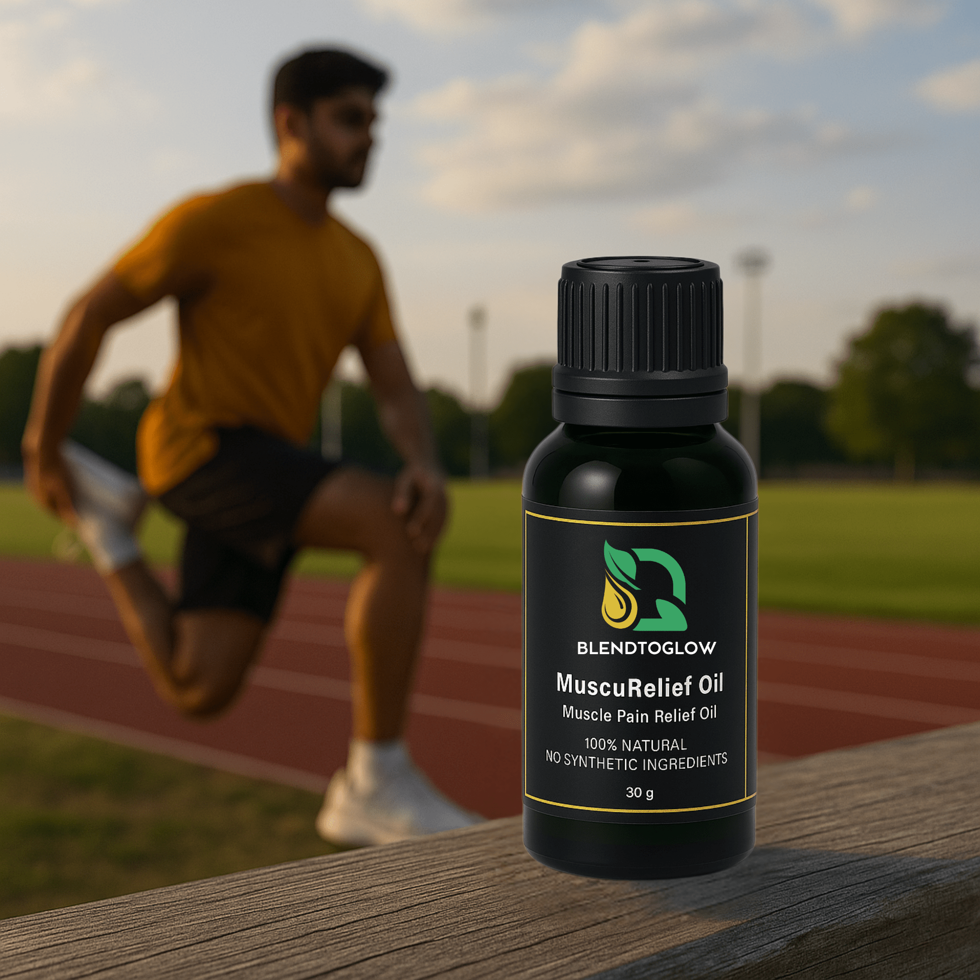 MuscuRelief Oil – Natural Muscle Pain Relief Oil - BlendToGlow