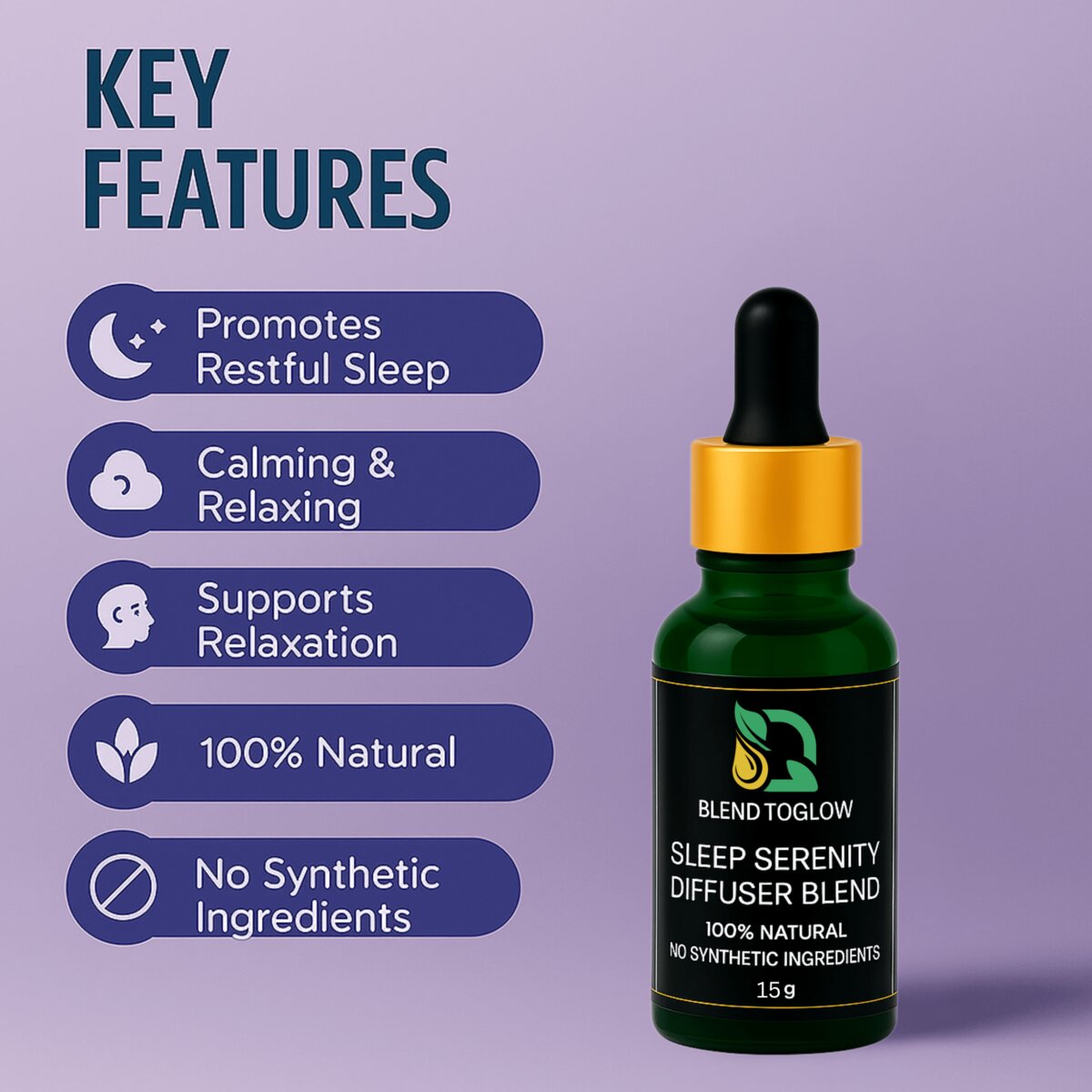 Sleep Serenity Diffuser Blend Oil - BlendToGlow
