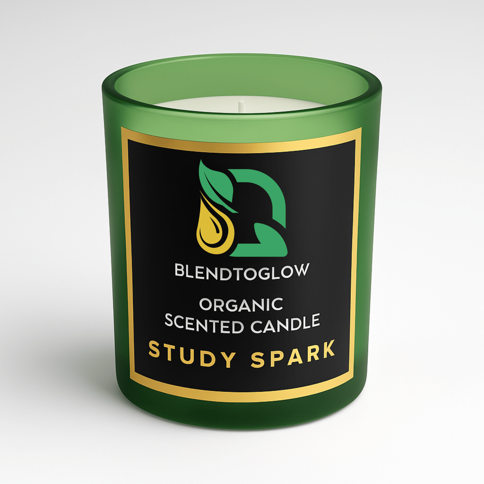 Study Spark Natural Scented Candle for Focus