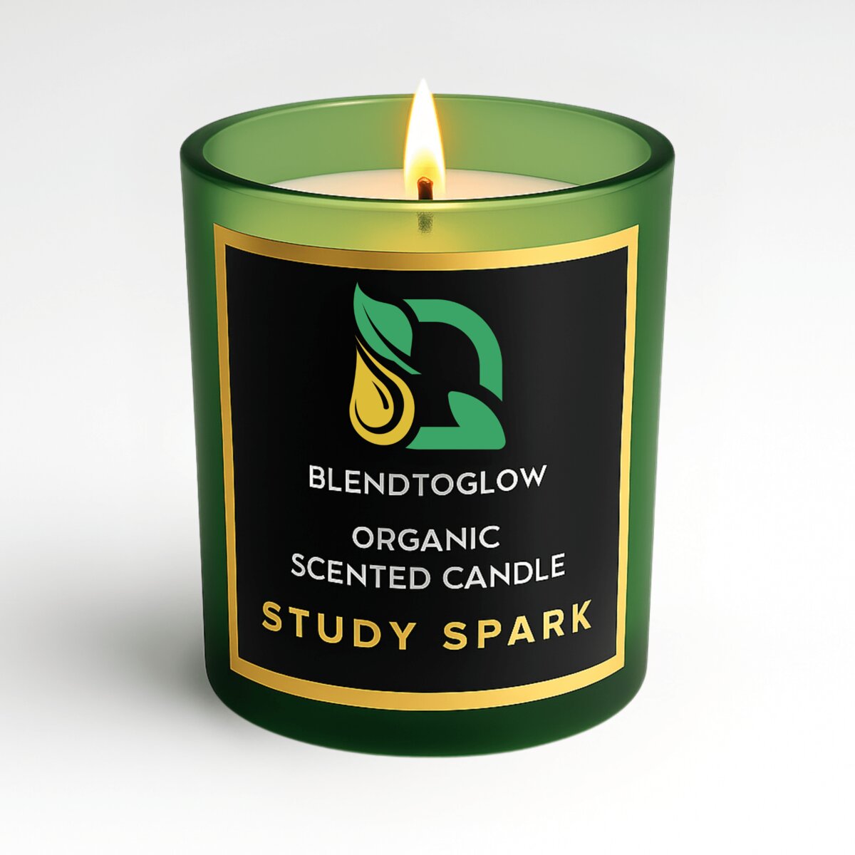 Study Spark Natural Scented Candle for Focus