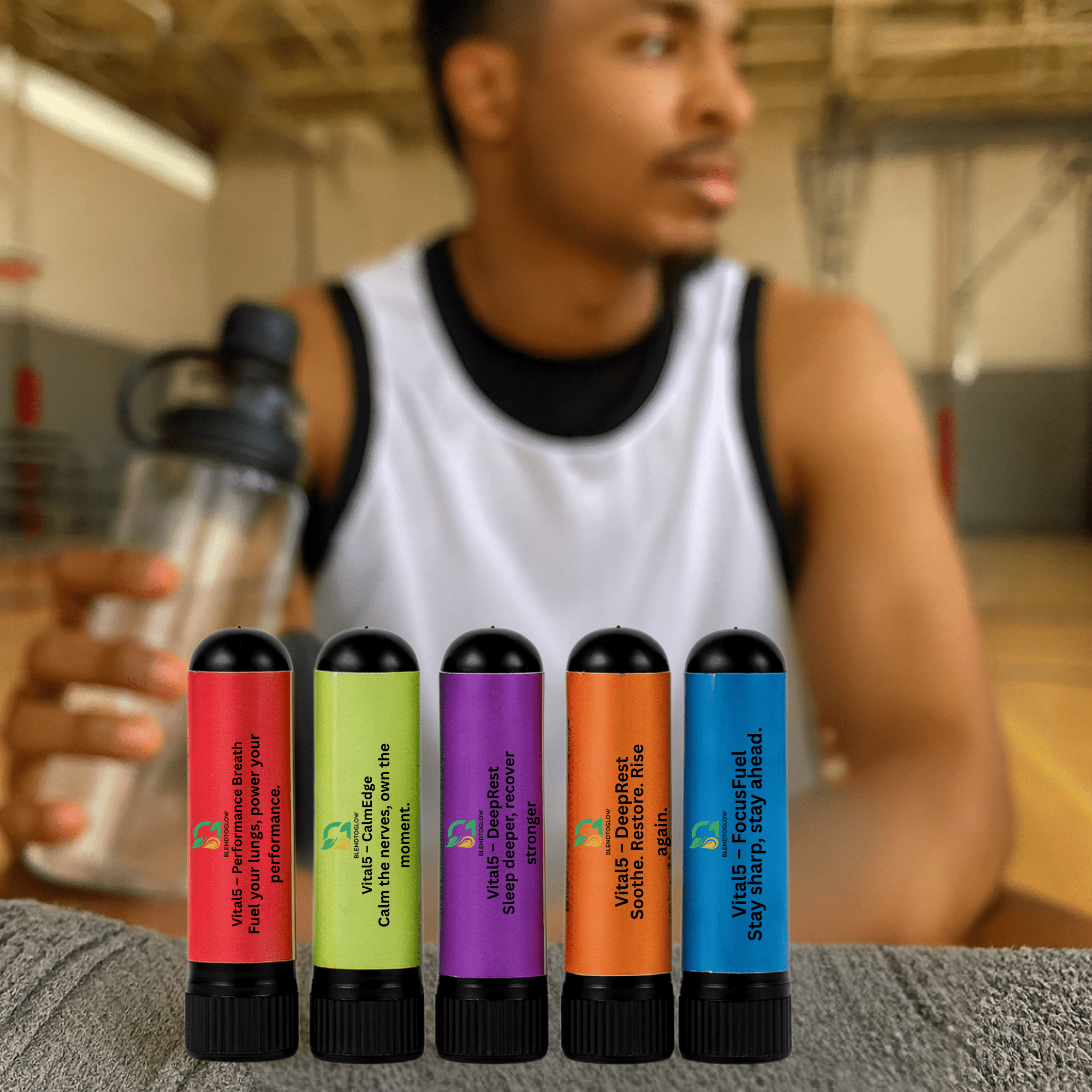 Vital5 athlete performance and recovery inhaler kit